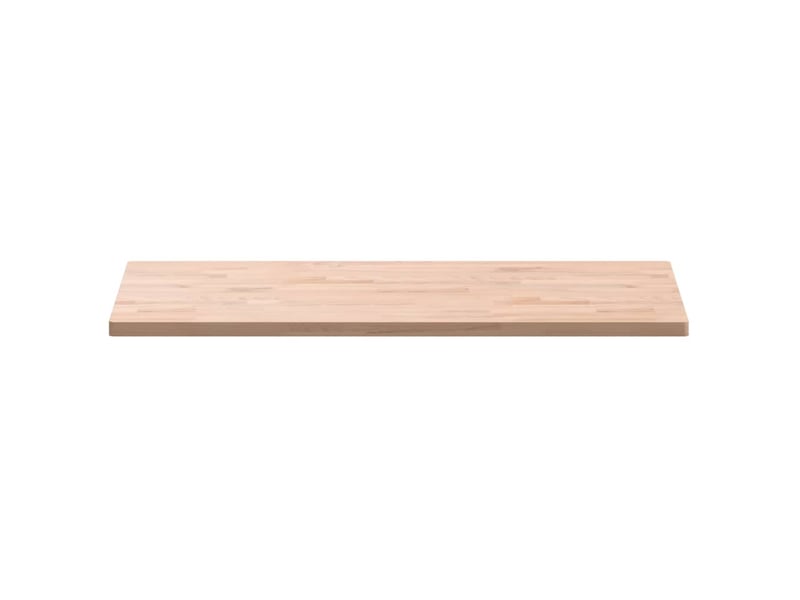  Comptoir de salle de bain, plan de travail 100x50x2,5 cm bois massif de hêtre cf65702  - Conforama D