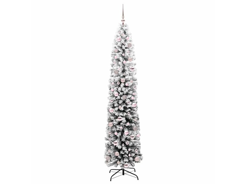 Sapin de noël - arbre de noël artificiel vert 210 cm pvc et acier et plastique - Conforama D