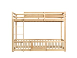 Lit superposé 90x200 cm <strong>SEYAKANY</strong> <strong></strong> coloris naturel