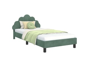 Lit simple 80x200 cm coloris vert
