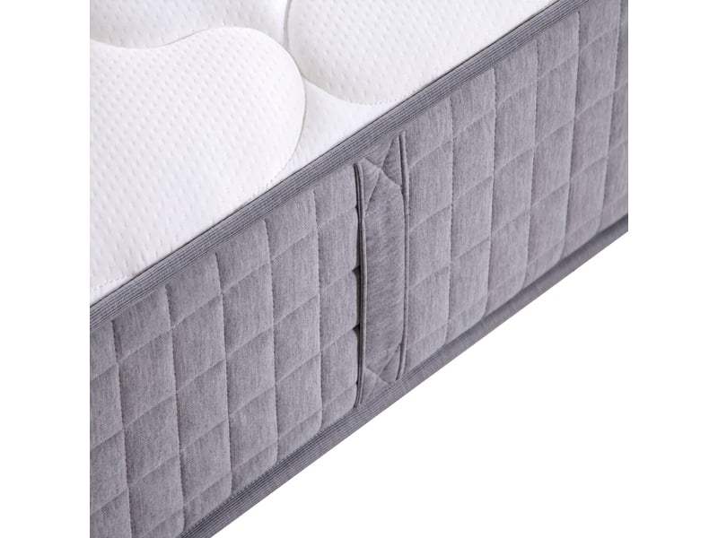  Matelas à ressorts ensachés ergonomique 7 zones épaisseur 25cm fermeté h3 hypoallergénique respirant pour dos sensible  - Conforama E