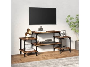 Meuble tv coloris marron 117 cm <strong></strong>  <strong></strong>
