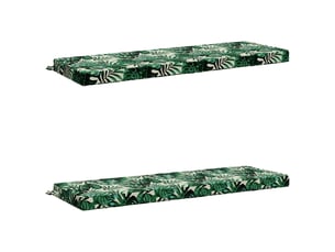 Lot de 2 coussins de banc, coussins d'assise soest 100 % polyester cf56896
