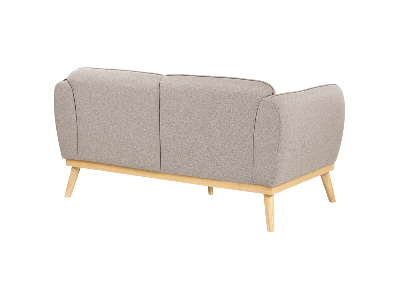  Canapé 2 places ljung tissu marron clair  - Conforama E