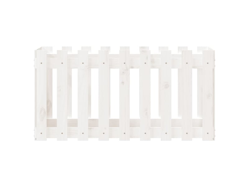  Jardinière - lit surélevé de jardin design de clôture 100x50x50cm pin massif  - Conforama E