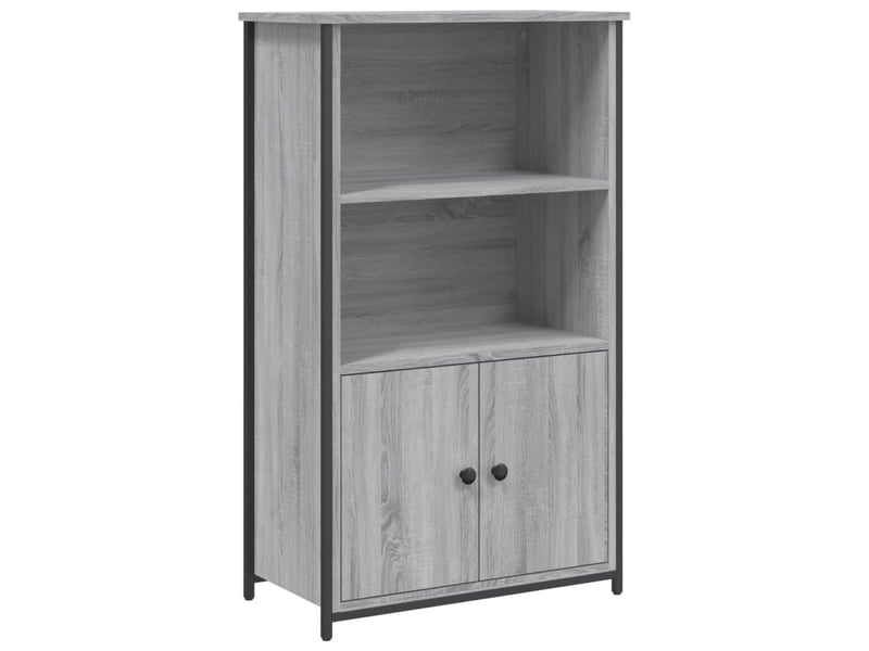  Buffet haut - bahut - meuble de rangement sonoma gris 62x32x103,5 cm bois d'ingénierie  - Conforama A