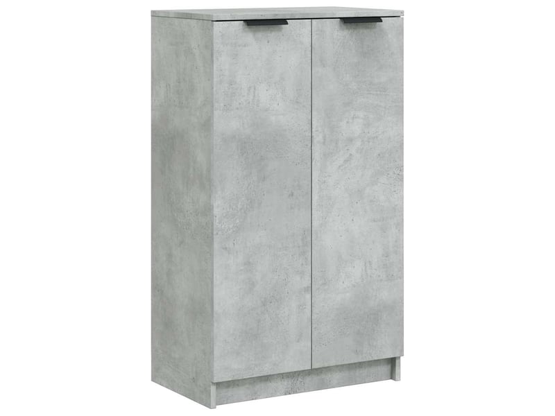  Meuble à chaussure, armoire à chaussures gris béton 59x35x100,5 cm bois d'ingénierie  - Conforama A
