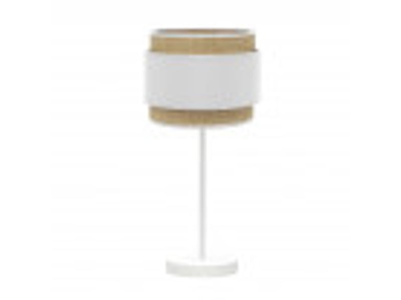 Lampe à poser fabrilamp kandy naturelblanc 1 x e27 67 x 30 x 30 cm 174271101 - Conforama B