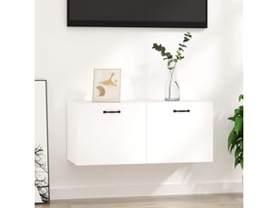 Étagère, armoire murale blanc 80x36,5x35 cm bois d'ingénierie cf40985