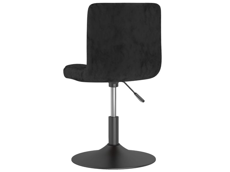  Tabouret de bar, chaise de bar pivotant noir velours  - Conforama E