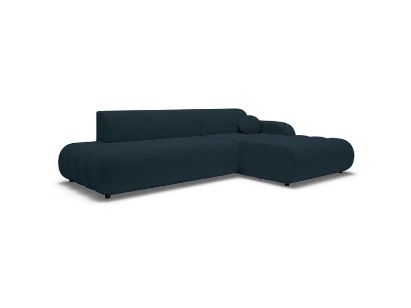 Selsey arione - canapé d'angle convertible - 283 cm - chenille bleu Arione - Conforama A