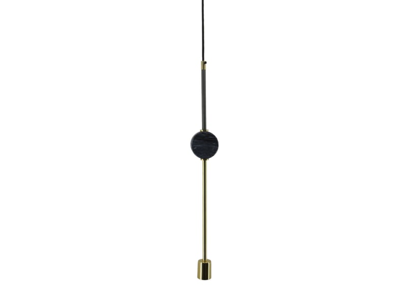  Lampe suspension design camryn 65cm noir  - Conforama A