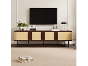 Meuble tv coloris marron 180 cm TCQPZ