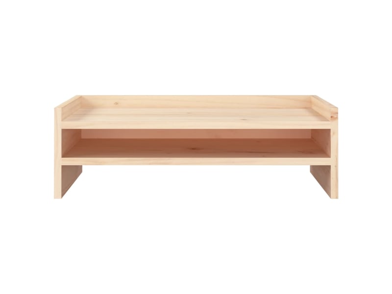  Support pour moniteur 50 x 24 x 16 cm bois de pin solide 02_0004463  - Conforama B