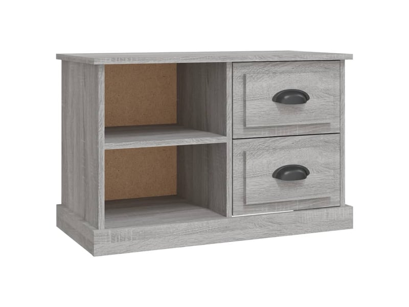  Meuble tv - banc tv - meuble de rangement sonoma gris 73x35,5x47,5 cm bois d'ingénierie  - Conforama A