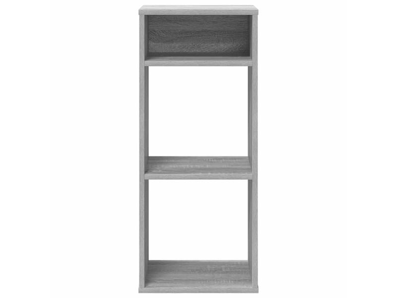  Bibliothèque, meuble de rangement salon sonoma gris 34x31x80 cm bois d'ingénierie  - Conforama D
