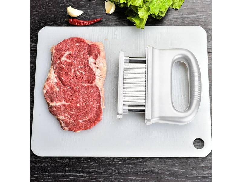  Attendrisseur de viande en acier inoxydable adoucisseur en acier inoxydable, accessoires de grille - 48 aiguilles pour viandes comme steak poulet NO Commercial reference - Conforama B