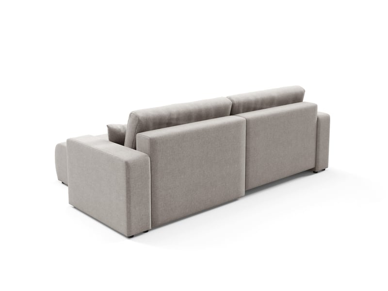  Canapé d'angle convertible molinio l gris  - Conforama E