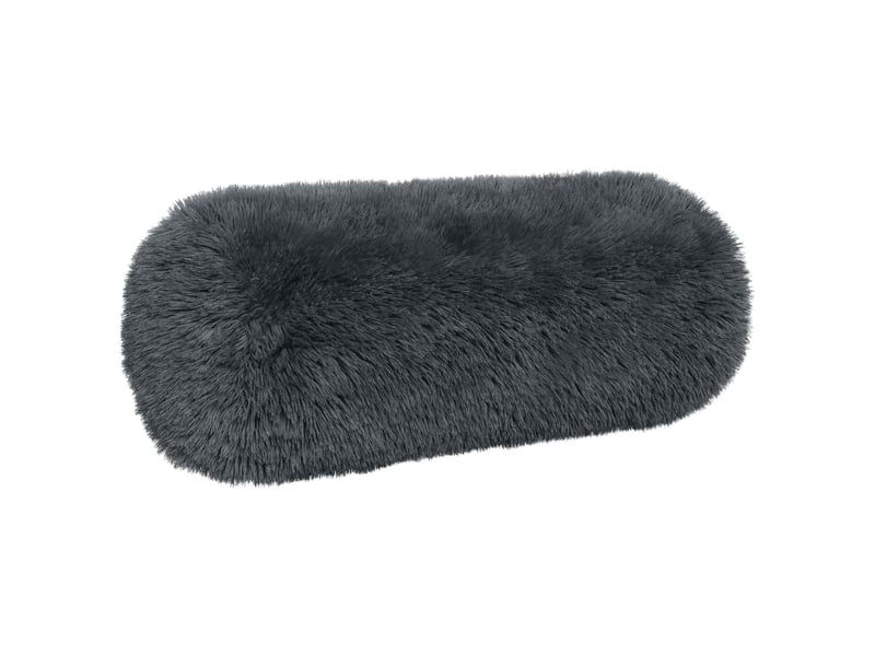  Lot de 6 coussins avec oreiller, coussins décoratifs heerlen anthracite fleece pv cf50781  - Conforama C