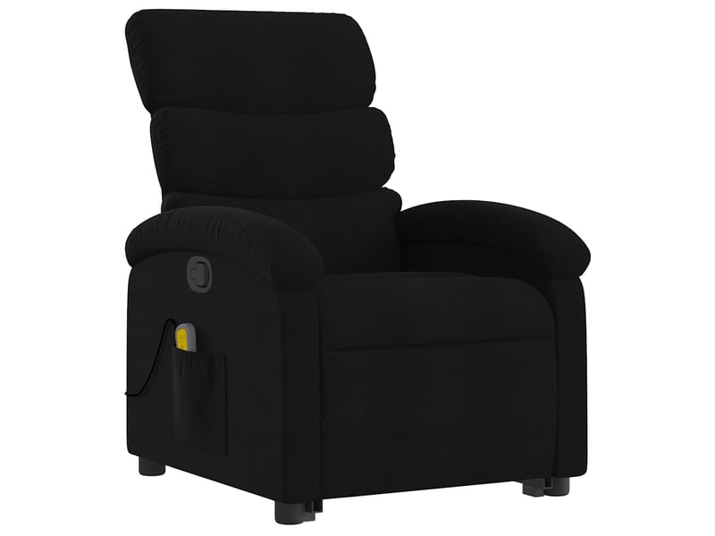 Fauteuil de massage inclinable, fauteuil relax noir tissu shl79873 - Conforama D