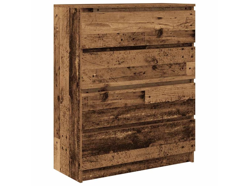  Buffet - bahut - meuble de rangement vieux bois 80x35x99 cm bois d'ingénierie  - Conforama A