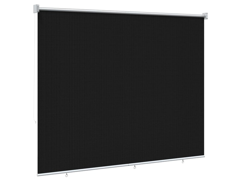 Store enrouleur extérieur, store à rouleau à 90% de blocage uv noir 200 x 140 cm cf45208 - Conforama E