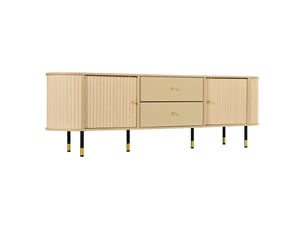Meuble tv coloris naturel 180 cm <strong>BIQZUYA</strong>  <strong></strong>