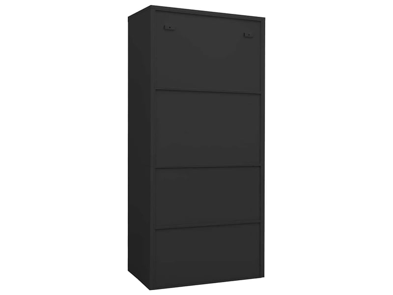  Garde-robe chambre, armoire de rangement anthracite 80x50x180 cm acier  - Conforama D
