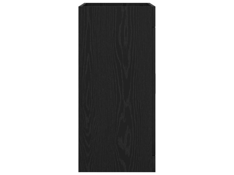 Meuble sous lavabo de salle de bain, commode chêne noir shl3732  - Conforama E