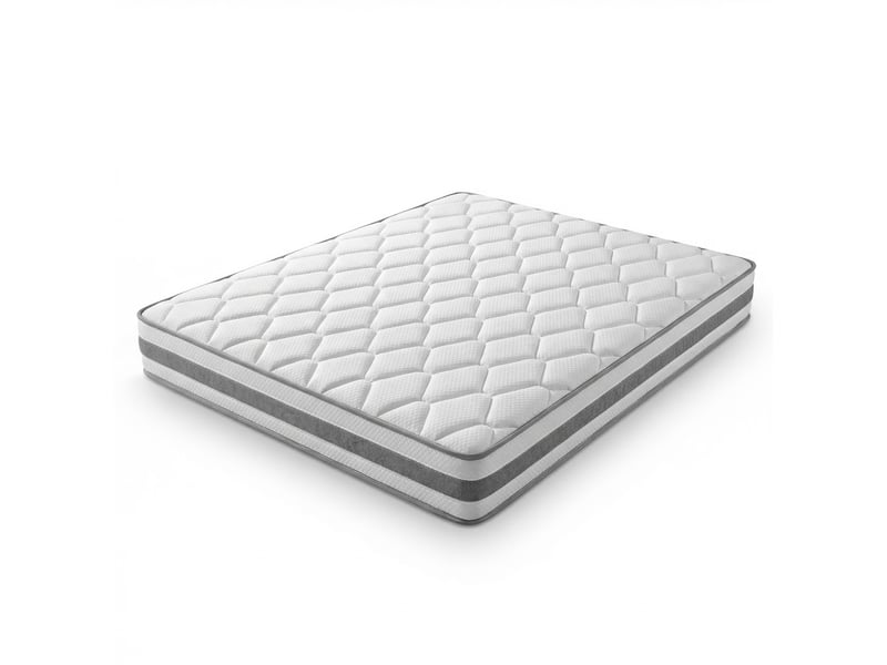  Matelas à ressorts ensachés tcqpz 160 x 200 cm 7 zones h4 25 cm blanc  - Conforama A