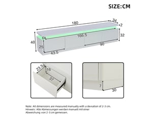 Meuble tv coloris blanc  <strong></strong>  <strong></strong>