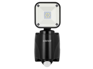 Eclairage exterieur led securite sans fil 300 lm detecteur pir ip44