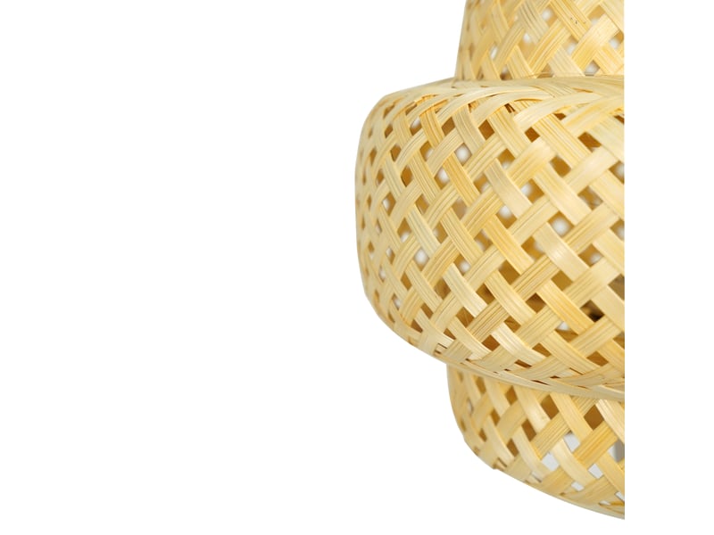 Lampe Bambou 36 cm naturel MANILLE - Conforama J