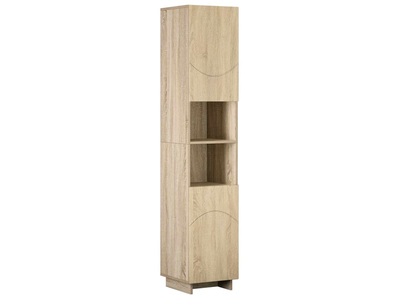 Meuble de rangement salle de bain chêne sonoma 36.5x38x180 cm - Conforama A
