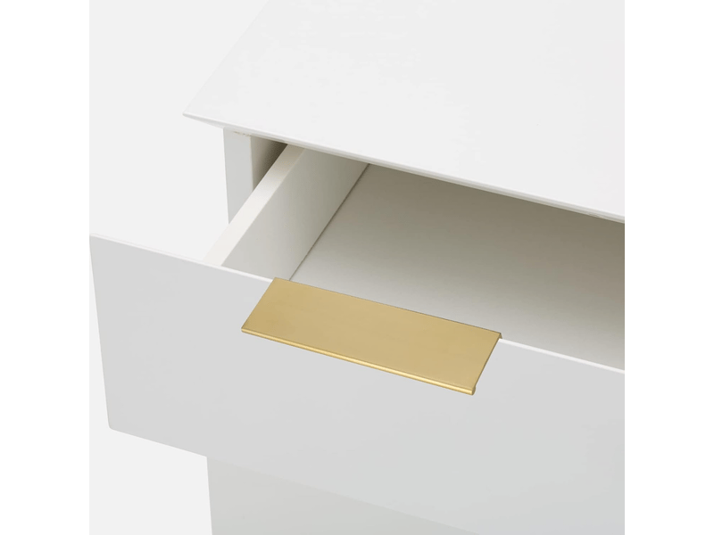 Étagère de rangement murale pour douche en laiton brossé doré, accessoires de salle de bain  - Conforama C