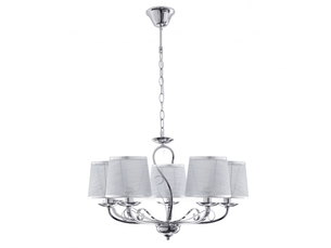 Fabrilamp sumba, lampe classique, 5xe14, chromé, 60-85 x 53 x 53 cm