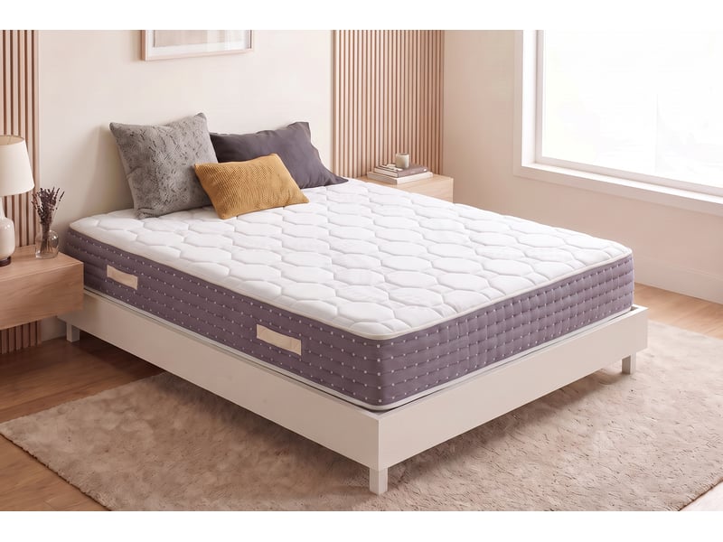 Matelas ressorts ensachés platinum spring multizone 30 cm - 80x200 cm - fermeté élevée- moonia - Conforama B