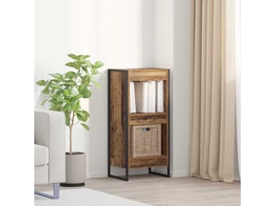 Bibliothèque, étagère de rangement bureau 40x30x86,5 cm bois d'ingénierie bois ancien
