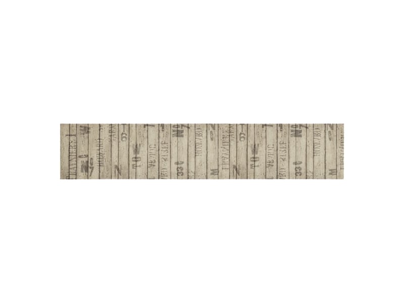  Tapis de cuisine lavable impression de clôture 300 x 60 cm antidérapant doux design moderne en velours gris 02_0056478  - Conforama B