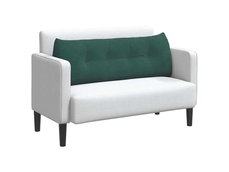  Coussin de dos, coussin de dossier vert foncé 140 x 24 x 50 cm velours cf55078  - Conforama C