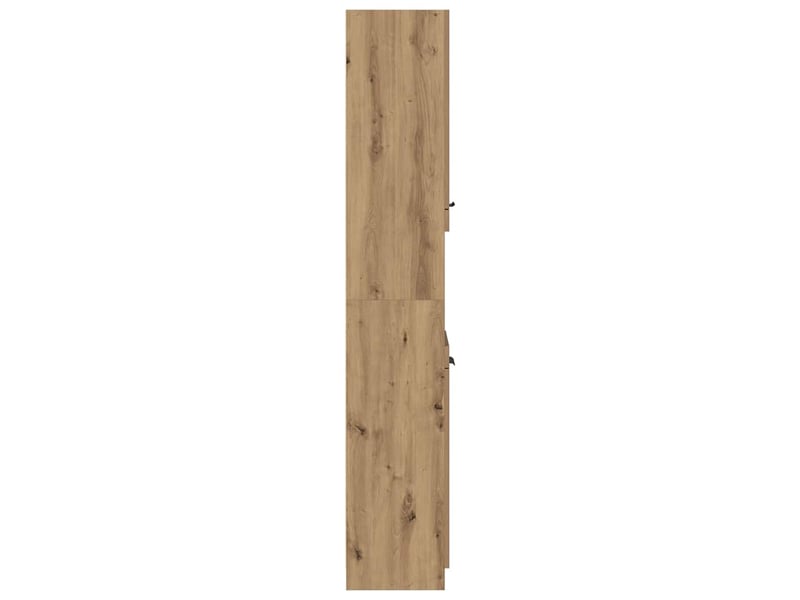  Amoire de salle de bain chêne artisanal 32x34x188.5cm bois d'ingénierie  - Conforama E