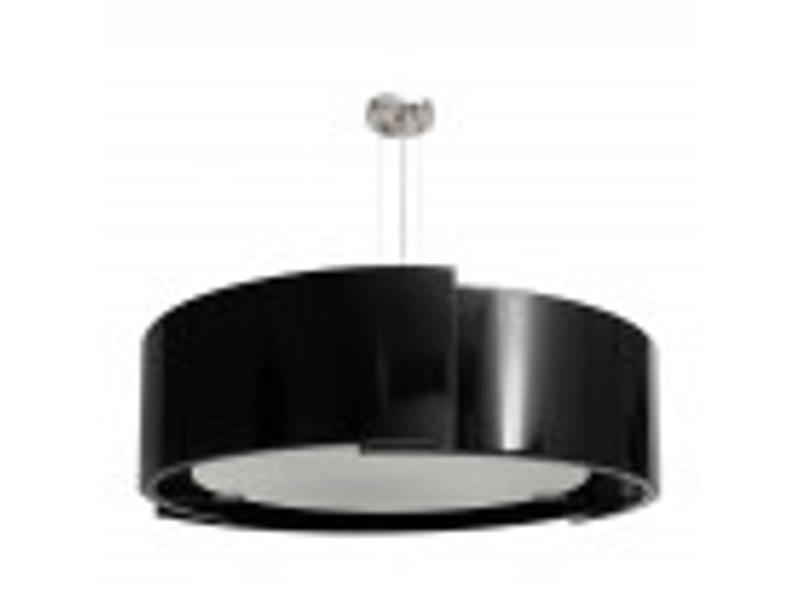  Suspension fabrilamp oslo noir 8 x e27 90 x 90 cm 014699009 - Conforama B