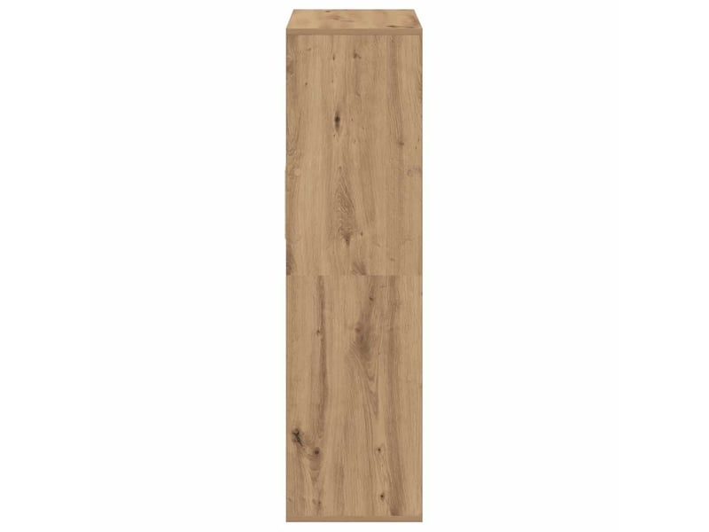  Bibliothèque, étagère de rangement chêne artisanal 66x31x112 cm bois d'ingénierie  - Conforama E