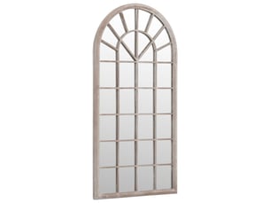 Miroir rectangulaire à fixer coloris beige <strong></strong>  <strong></strong> - 90 cm x 45 cm