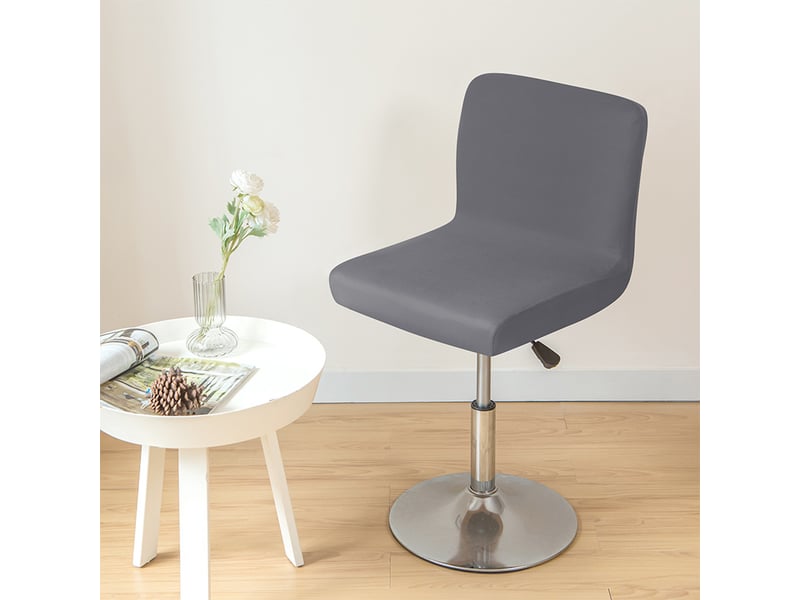  Housse de tabouret de bar colouris gris lot de 4, 51 x 46 cm XLH-ZLS-011919ZLS - Conforama E