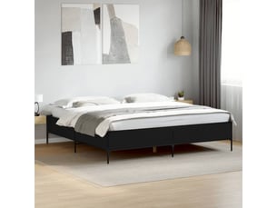 Lit 2 places 180x200 cm coloris noir