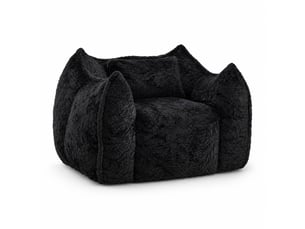 Fauteuil fixe <strong>MODENVIE</strong> <strong></strong> Tissu noir vendu A l'unité