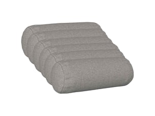 Lot de 6 coussins avec oreiller, coussins décoratifs heerlen gris nuage tissu cf50704