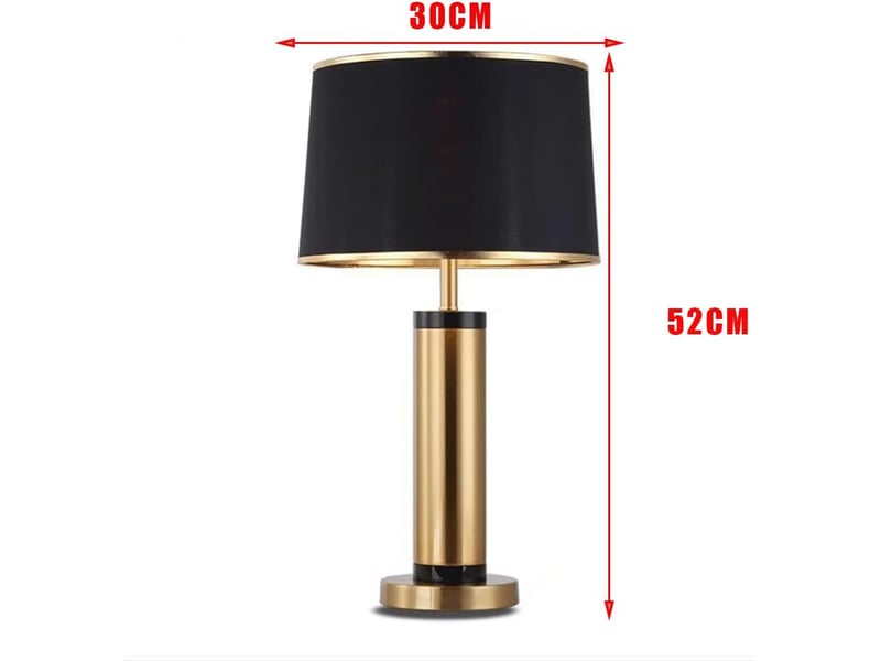  Lampe de table à douille e27 lampe de chevet créative (ampoule non fournie)  - Conforama B