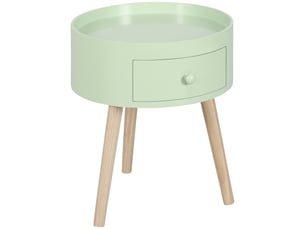 Table basse rond(e) coloris vert <strong></strong> <strong></strong> - 38 cmx38 cm